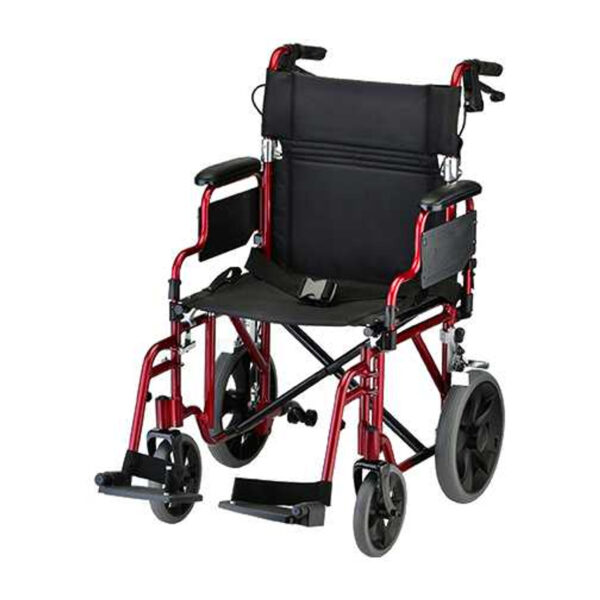 22″ inch Transport Chair with 12″ Rear Wheels